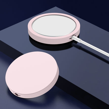 Magsafe Wireless Charger Silicone Protective Case, Pink, Black, Red, Grey, Wine Red, Green, Warm White, Light Purple, Dark Blue