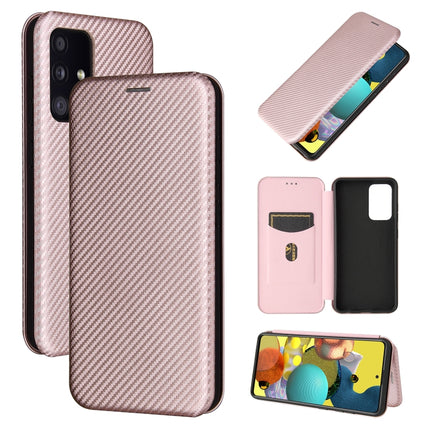 Carbon Fiber Texture Magnetic Horizontal Flip TPU + PC + PU Leather Case with Card Slot, For Samsung Galaxy A52 5G, For Samsung Galaxy A72 5G, For OPPO Reno5 Pro 5G, For Cubot X30