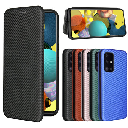 Carbon Fiber Texture Magnetic Horizontal Flip TPU + PC + PU Leather Case with Card Slot, For Samsung Galaxy A52 5G, For Samsung Galaxy A72 5G, For OPPO Reno5 Pro 5G, For Cubot X30