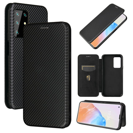 Carbon Fiber Texture Magnetic Horizontal Flip TPU + PC + PU Leather Case with Card Slot, For Samsung Galaxy A52 5G, For Samsung Galaxy A72 5G, For OPPO Reno5 Pro 5G, For Cubot X30