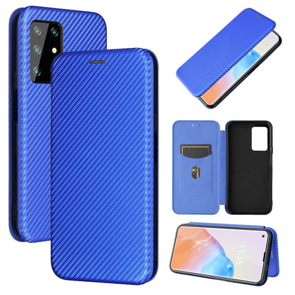 Carbon Fiber Texture Magnetic Horizontal Flip TPU + PC + PU Leather Case with Card Slot, For Samsung Galaxy A52 5G, For Samsung Galaxy A72 5G, For OPPO Reno5 Pro 5G, For Cubot X30