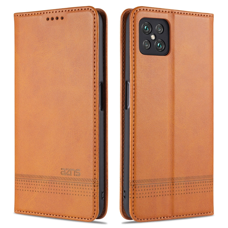 AZNS Magnetic Calf Texture Horizontal Flip Leather Case with Card Slots & Holder & Wallet, For Xiaomi Poco M3, For Xiaomi Redmi Note 9, For Oppo A92s