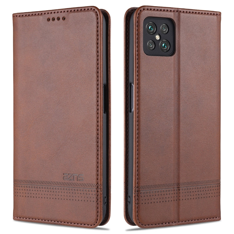AZNS Magnetic Calf Texture Horizontal Flip Leather Case with Card Slots & Holder & Wallet, For Xiaomi Poco M3, For Xiaomi Redmi Note 9, For Oppo A92s