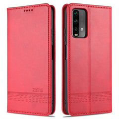 AZNS Magnetic Calf Texture Horizontal Flip Leather Case with Card Slots & Holder & Wallet, For Xiaomi Poco M3, For Xiaomi Redmi Note 9, For Oppo A73(4G)2020, For Oppo F17
