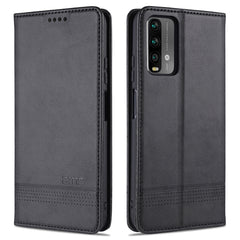 AZNS Magnetic Calf Texture Horizontal Flip Leather Case with Card Slots & Holder & Wallet, For Xiaomi Poco M3, For Xiaomi Redmi Note 9, For Oppo A73(4G)2020, For Oppo F17
