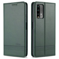 AZNS Magnetic Calf Texture Horizontal Flip Leather Case with Card Slots & Holder & Wallet, For Xiaomi Poco M3, For Xiaomi Redmi Note 9, For Oppo A73(4G)2020, For Oppo F17