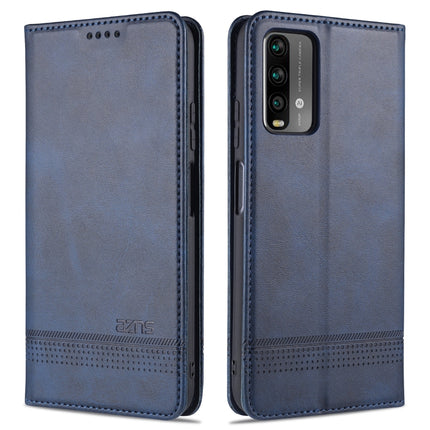 AZNS Magnetic Calf Texture Horizontal Flip Leather Case with Card Slots & Holder & Wallet, For Xiaomi Poco M3, For Xiaomi Redmi Note 9, For Oppo A92s