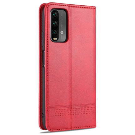 AZNS Magnetic Calf Texture Horizontal Flip Leather Case with Card Slots & Holder & Wallet, For Xiaomi Poco M3, For Xiaomi Redmi Note 9, For Oppo A92s
