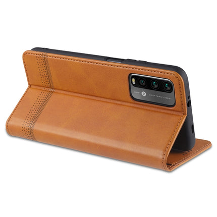 AZNS Magnetic Calf Texture Horizontal Flip Leather Case with Card Slots & Holder & Wallet, For Xiaomi Poco M3, For Xiaomi Redmi Note 9, For Oppo A92s