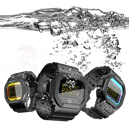 Lokmat MK22 1.21 inch FSTN LCD Screen 50m Waterproof Smart Watch, Support Information Reminder / Remote Camera / Sport Record