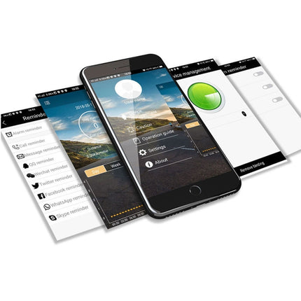 Lokmat MK22 1.21 inch FSTN LCD Screen 50m Waterproof Smart Watch, Support Information Reminder / Remote Camera / Sport Record