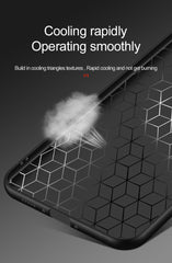 XINLI Stitching Cloth Textue Shockproof TPU Protective Case with Ring Holder, For OnePlus 6, For OnePlus 6T, For OnePlus 7 Pro, For Meizu Note 8