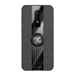 XINLI Stitching Cloth Textue Shockproof TPU Protective Case with Ring Holder, For OnePlus 6, For OnePlus 6T, For OnePlus 7 Pro, For Meizu Note 8