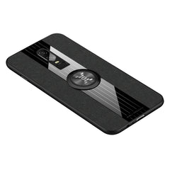 XINLI Stitching Cloth Textue Shockproof TPU Protective Case with Ring Holder, For OnePlus 6, For OnePlus 6T, For OnePlus 7 Pro, For Meizu Note 8
