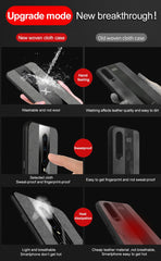 XINLI Stitching Cloth Textue Shockproof TPU Protective Case with Ring Holder, For OnePlus 6, For OnePlus 6T, For OnePlus 7 Pro, For Meizu Note 8