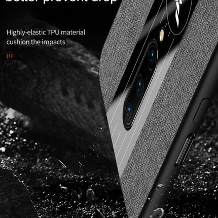 XINLI Stitching Cloth Textue Shockproof TPU Protective Case with Ring Holder, For OnePlus 6, For OnePlus 6T, For OnePlus 7 Pro, For Meizu Note 8