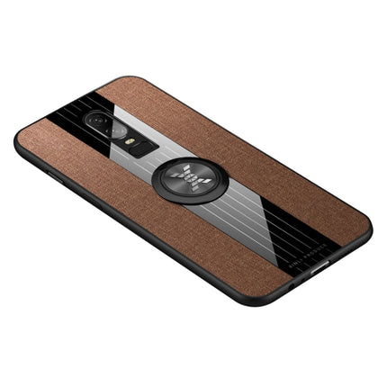 XINLI Stitching Cloth Textue Shockproof TPU Protective Case with Ring Holder, For OnePlus 6, For OnePlus 6T, For OnePlus 7 Pro, For Meizu Note 8