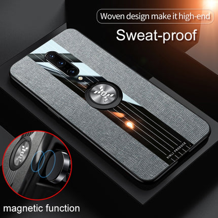 XINLI Stitching Cloth Textue Shockproof TPU Protective Case with Ring Holder, For OnePlus 6, For OnePlus 6T, For OnePlus 7 Pro, For Meizu Note 8