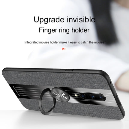 XINLI Stitching Cloth Textue Shockproof TPU Protective Case with Ring Holder, For OnePlus 6, For OnePlus 6T, For OnePlus 7 Pro, For Meizu Note 8