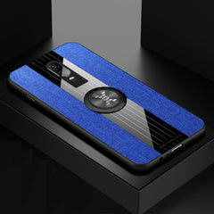 XINLI Stitching Cloth Textue Shockproof TPU Protective Case with Ring Holder, For OnePlus 6, For OnePlus 6T, For OnePlus 7 Pro, For Meizu Note 8