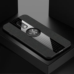 XINLI Stitching Cloth Textue Shockproof TPU Protective Case with Ring Holder, For OnePlus 6, For OnePlus 6T, For OnePlus 7 Pro, For Meizu Note 8