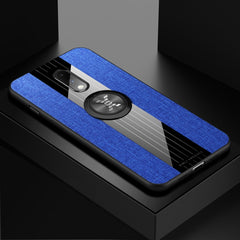 XINLI Stitching Cloth Textue Shockproof TPU Protective Case with Ring Holder, For OnePlus 6, For OnePlus 6T, For OnePlus 7 Pro, For Meizu Note 8