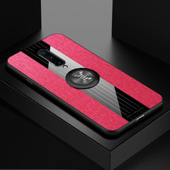XINLI Stitching Cloth Textue Shockproof TPU Protective Case with Ring Holder, For OnePlus 6, For OnePlus 6T, For OnePlus 7 Pro, For Meizu Note 8