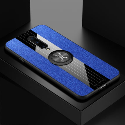 XINLI Stitching Cloth Textue Shockproof TPU Protective Case with Ring Holder, For OnePlus 6, For OnePlus 6T, For OnePlus 7 Pro, For Meizu Note 8