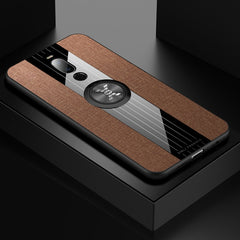XINLI Stitching Cloth Textue Shockproof TPU Protective Case with Ring Holder, For OnePlus 6, For OnePlus 6T, For OnePlus 7 Pro, For Meizu Note 8