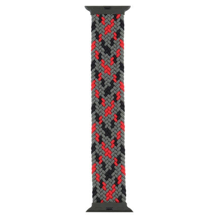 Plastic Buckle Mixed Color Nylon Braided Single Loop Replacement Watchbands For Apple Watch Series 6 & SE & 5 & 4 44mm / 3 & 2 & 1 42mm, S, M, L