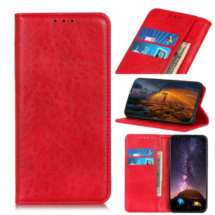 Magnetic Crazy Horse Texture Horizontal Flip Leather Case with Holder & Card Slots & Wallet, For Samsung Galaxy A52 5G / 4G, For Samsung Galaxy A72 5G / 4G