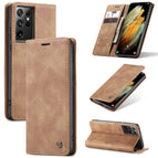 For Samsung Galaxy S21 Ultra 5G / Brown
