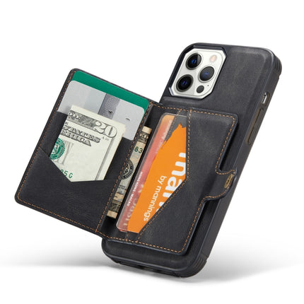 JEEHOOD - Funda de piel desmontable magnética retro con ranura para tarjeta, billetera y soporte para iPhone 12 mini, iPhone 12/12 Pro, iPhone 12 Pro Max