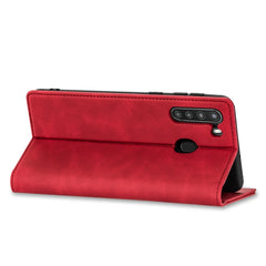 GUSSIM GS-001 Business Style Horizontal Flip Skin Feel PU Leather Case with Holder & Card Slots & Wallet & Photo Frame, For Samsung Galaxy A21