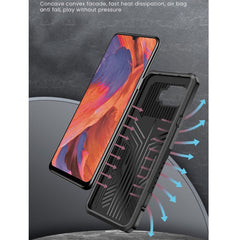 Vanguard Warrior All Inclusive Double-color Shockproof TPU + PC Protective Case with Holder, For OPPO A15, For OPPO A73, For OPPO Realme C17, For vivo V19, For vivo V20 SE