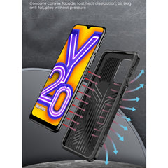 Vanguard Warrior All Inclusive Double-color Shockproof TPU + PC Protective Case with Holder, For vivo Y17 / Y12 / Y15 / Y11 2019 / Y5 2020, For vivo Y20 / Y20S, For Huawei P40 Pro, For Huawei Y7a / P Smart 2021, For Huawei Y9a