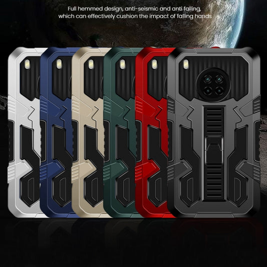 Vanguard Warrior - Funda protectora de TPU + PC a prueba de golpes de dos colores con todo incluido y soporte, para Huawei Y7p, para Motorola Moto G8 Power Lite, para Motorola Moto G9 Play, para Motorola Moto G9 Plus, para Motorola Moto E (2020)