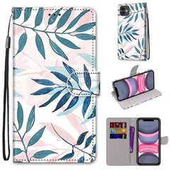 Coloured Drawing Cross Texture Horizontal Flip PU Leather Case with Holder & Card Slots & Wallet & Lanyard, For iPhone 11