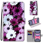 For iPhone 11 / Chrysanthemum Pink White Purple