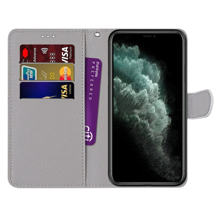 Coloured Drawing Cross Texture Horizontal Flip PU Leather Case with Holder & Card Slots & Wallet & Lanyard, For iPhone 11 Pro Max