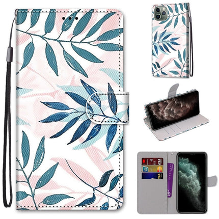 Coloured Drawing Cross Texture Horizontal Flip PU Leather Case with Holder & Card Slots & Wallet & Lanyard, For iPhone 11 Pro Max