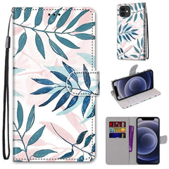 Coloured Drawing Cross Texture Horizontal Flip PU Leather Case with Holder & Card Slots & Wallet & Lanyard, For iPhone 12 mini