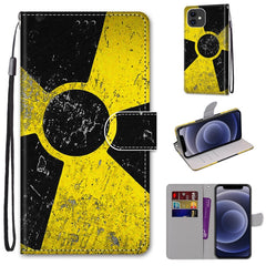 Coloured Drawing Cross Texture Horizontal Flip PU Leather Case with Holder & Card Slots & Wallet & Lanyard, For iPhone 12 mini