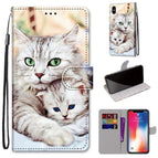 For iPhone XS / X / Big Cat Holding Kitten