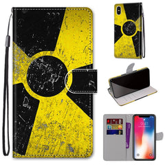 Coloured Drawing Cross Texture Horizontal Flip PU Leather Case with Holder & Card Slots & Wallet & Lanyard, For iPhone XS / X