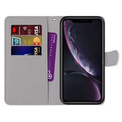 Coloured Drawing Cross Texture Horizontal Flip PU Leather Case with Holder & Card Slots & Wallet & Lanyard, For iPhone XR