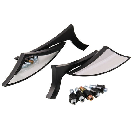 Motorcycle Rearview Side Mirrors for Harley Dyna Touring, MB-MR031-BK