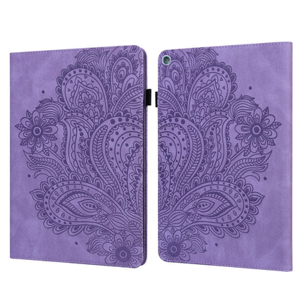 Peacock Embossed Pattern TPU + PU Horizontal Flip Leather Case with Holder & Card Slots & Wallet & Sleep / Wake-up Function, For Amazon Kindle Fire HD 10 2016/2017/2018/2019, For Amazon Kindle Fire HD 8 2020                                             ...