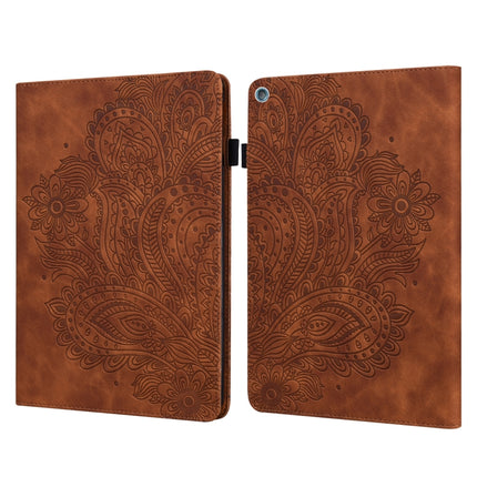 Peacock Embossed Pattern TPU + PU Horizontal Flip Leather Case with Holder & Card Slots & Wallet & Sleep / Wake-up Function, For Amazon Kindle Fire HD 10 2016/2017/2018/2019, For Amazon Kindle Fire HD 8 2020                                             ...