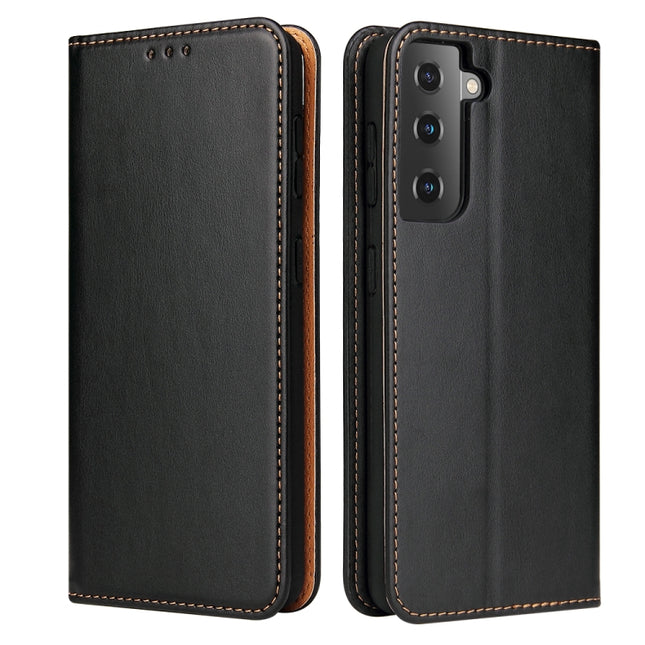 Fierre Shann PU Genuine Leather Texture Horizontal Flip Leather Case with Holder & Card Slots & Wallet, For Samsung Galaxy S21 5G, For Samsung Galaxy S21+ 5G, For Samsung Galaxy S21 Ultra 5G